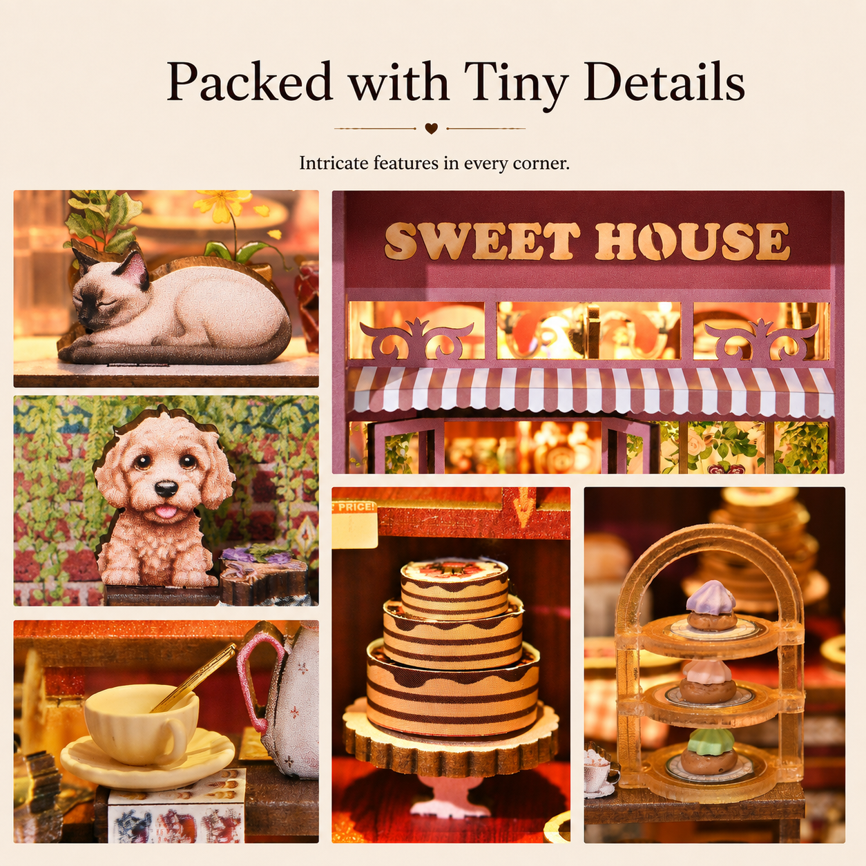 Sweet House — DIY Miniature Dessert Shop
